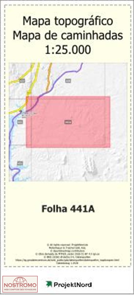 441A OLIVENÇA | carte topographique Projektnord