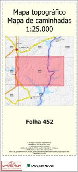 452 ROSARIO | Projektnord topographic map