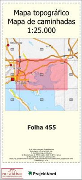 455 AGUAS DE MOURA (PALMELA) | Projektnord topographic map