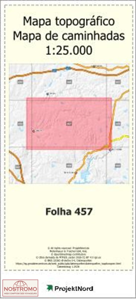 457 CASEBRES (ALCACER DO SAL) | Projektnord topographic map