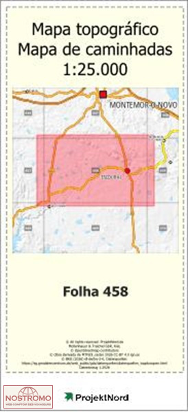 458 ESCOURAL | Projektnord topographic map