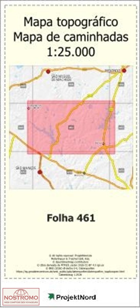 461 MONTOITO (REDONDO) | Projektnord topographic map