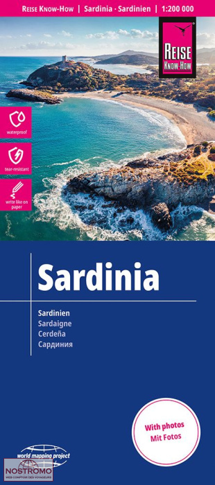 SARDAIGNE | carte routière Reise Know-How
