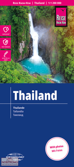 THAÏLANDE | carte routière Reise Know-How