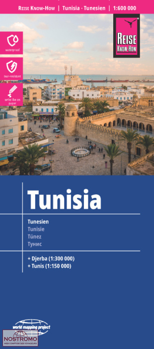 TUNISIE | carte routière Reise Know-How
