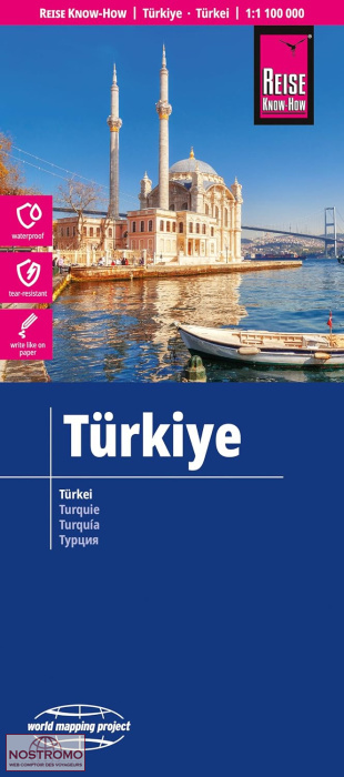 TÜRKIYE | Reise Know-How road map