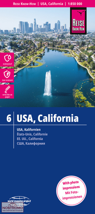 USA - CALIFORNIA 6 | Reise Know-How road map