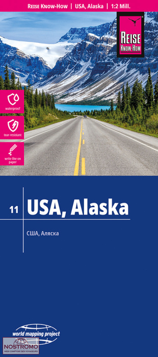 USA - ALASKA 11 | carte routière Reise Know-How