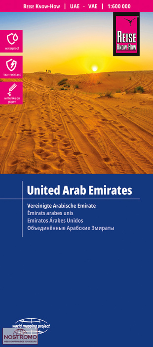 ÉMIRATS ARABES UNIS | carte routière Reise Know-How