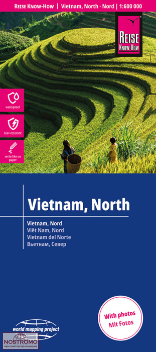 VIETNAM NORD | carte routière Reise Know-How