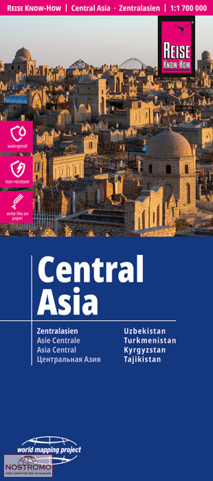 CENTRAL ASIA | Reise Know-How road map