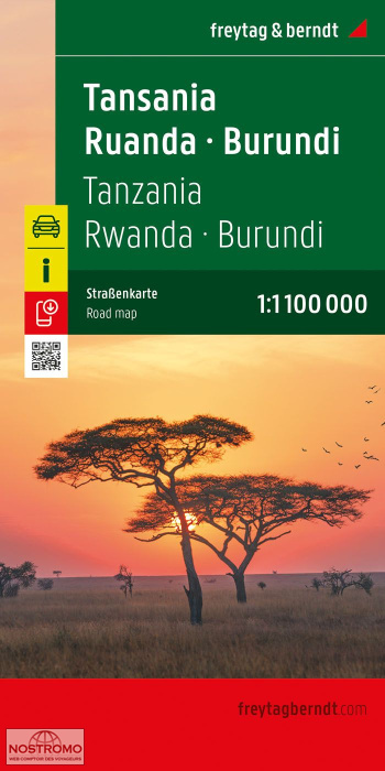 KENYA - TANZANIA - UGANDA | Freytag & Berndt road map