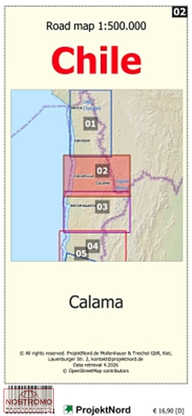 02 CALAMA | carte topographique Projektnord
