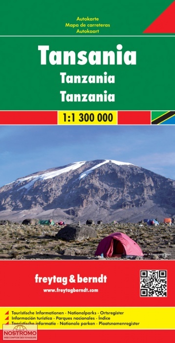 TANZANIE | carte routière Freytag & Berndt