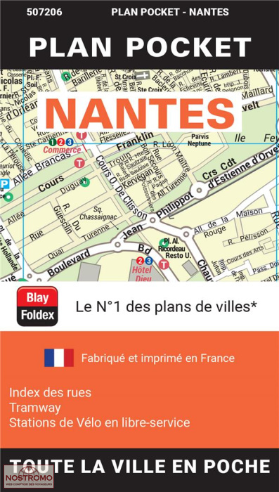 NANTES | Blay Foldex street map
