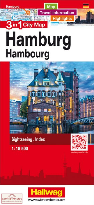 HAMBURG | Hallwag street map