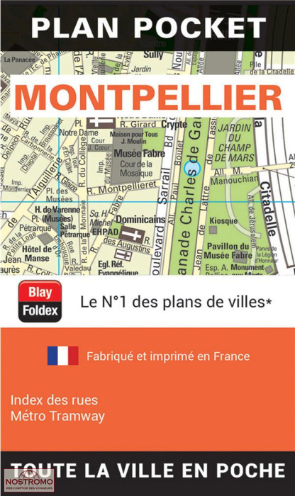 MONTPELLIER | Blay Foldex street map