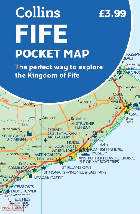 FIFE | carte touristique Collins