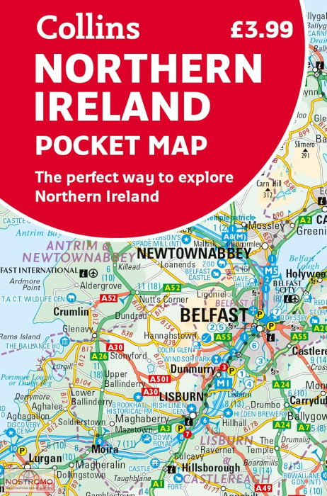 IRLANDE DU NORD | carte touristique Collins
