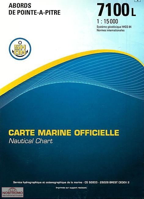 7100L AROUND POINTE-À-PITRE | SHOM nautical chart