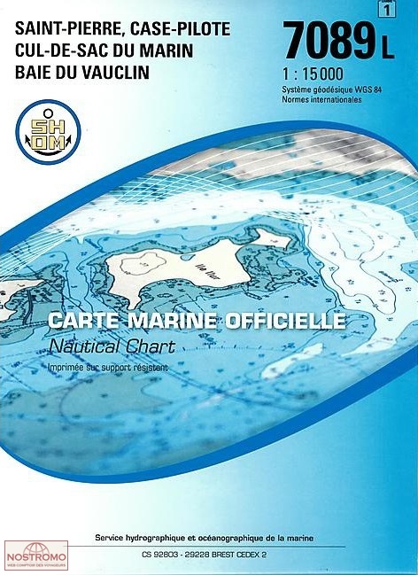7089L SAINT-PIERRE, CASE-PILOTE | SHOM nautical chart
