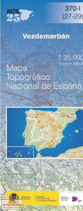 370-1 VEZDEMARBÁN | carte topographique CNIG