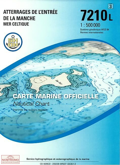 7270L FROM CASABLANCA TO CAP JUBI | SHOM nautical chart