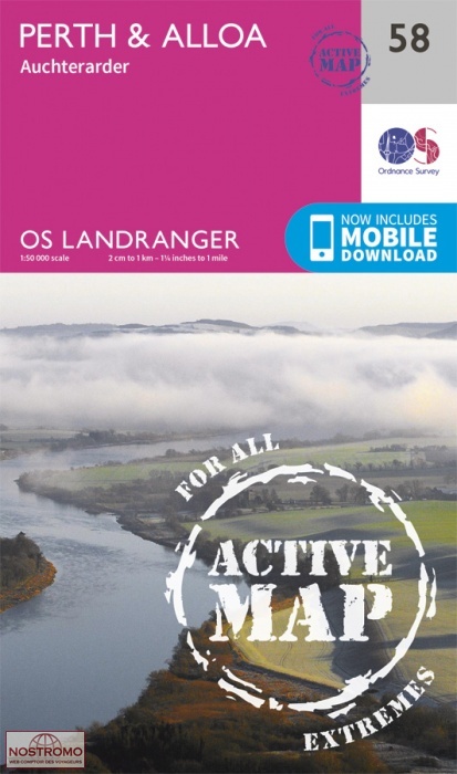 058 PERTH & ALLOA - AUCHTERARDER | OS hiking map