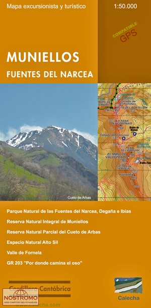 MUNIELLOS - FUENTES DEL NARCEA | carte de randonnée Calecha