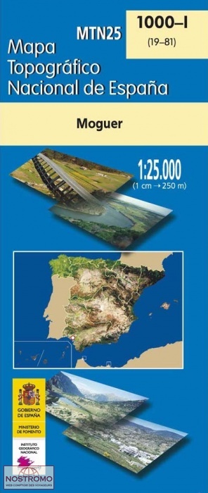 1000-1 MOGUER | carte topographique CNIG