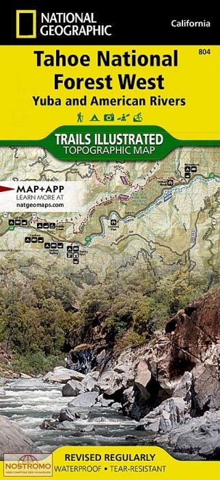 TAHOE NATIONAL FOREST WEST | National Geographic hiking map