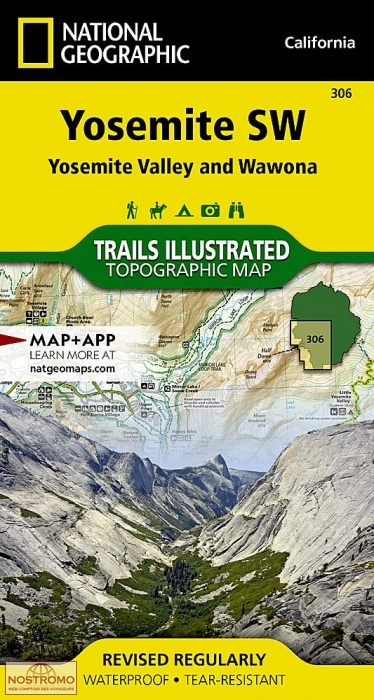 YOSEMITE SOUTHWEST | National Geographic hiking map