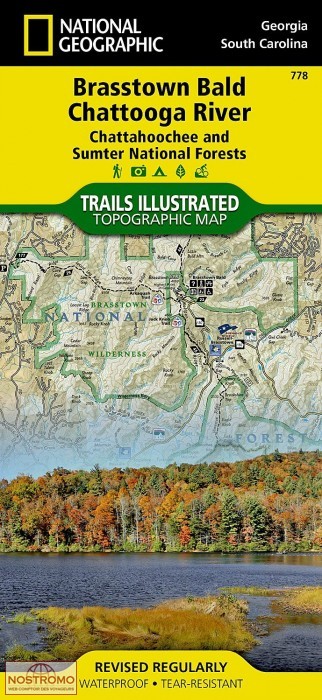 BRASSTOWN BALD - CHATTOOGA RIVER | National Geographichiking map