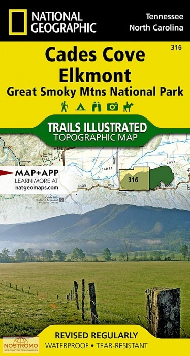 CADES COVE - ELKMONT | National Geographic hiking map