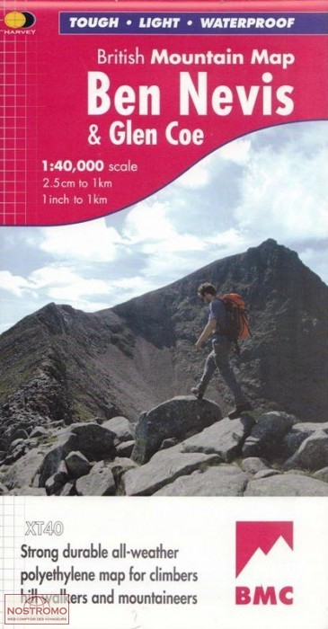BEN NEVIS & GLEN COE | Harvey hiking map