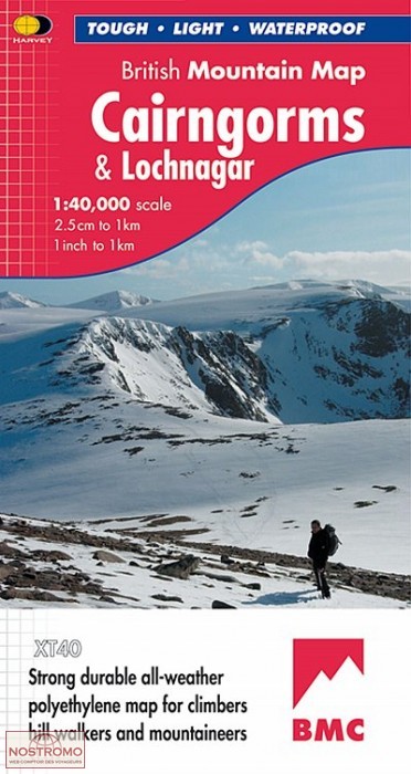 CAIRNGORMS & LOCHNAGAR | Harvey hiking map