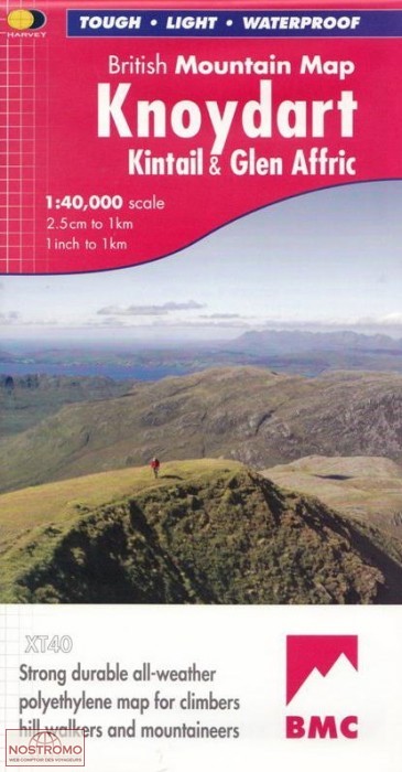 KNOYDART, KINTAIL & GLEN AFFRIC | Harvey hiking map