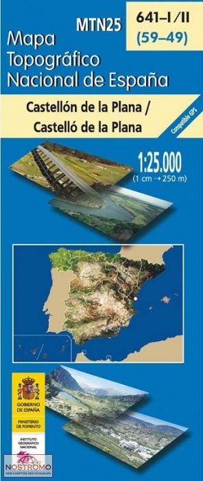 641-1/2 CASTELLÓN DE LA PLANA/CASTELLÓ DE LA PLANA | carte topographique CNIG