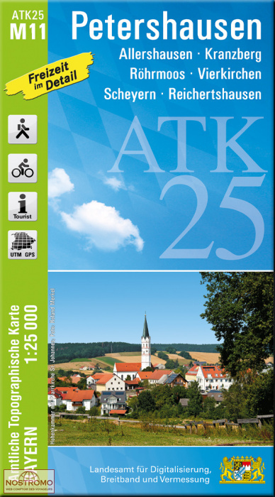 ATK25 - M11 PETERSHAUSEN | LDBV hiking map