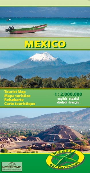 MEXIQUE | carte touristique Mapas Naturismo