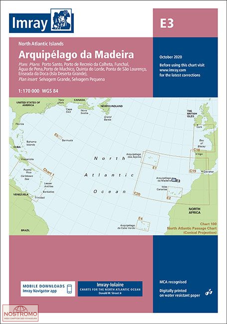 E3 ARCHIPEL DE MADÈRE | carte marine Imray