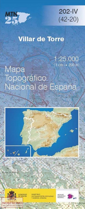 202-4 VILLAR DE TORRE | carte topographique CNIG
