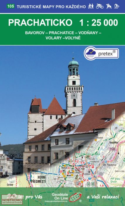 PRACHATICKO - 105 | Geodezie On Line hiking map