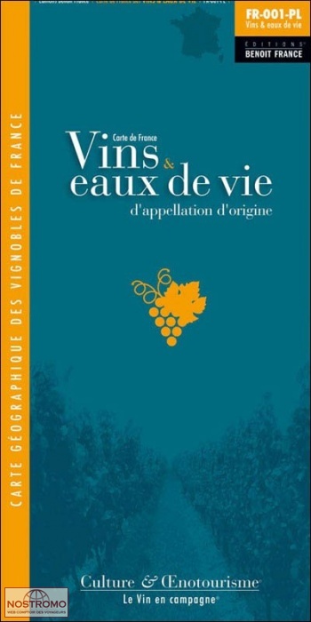 WINE AND SPIRITS OF APPELLATION D'ORIGINE | Benoit map of vineyard