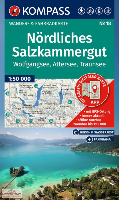 NÖRDLICHES SALZKAMMERGUT 18 | Kompass hiking map