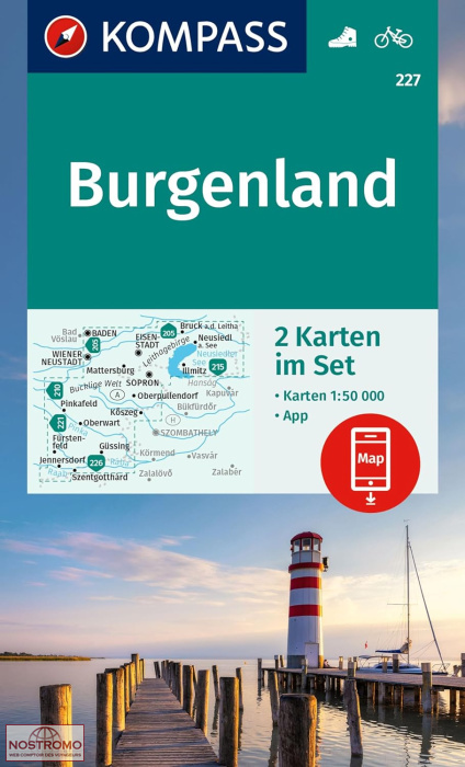 BURGENLAND 227 | Kompass hiking maps
