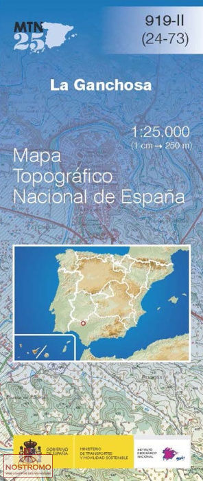 0919-2 LA GANCHOSA | carte topographique CNIG