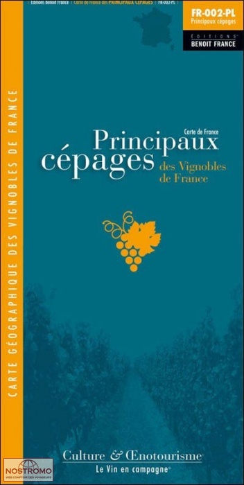 MAIN VARIETIES OF GRAPES IN THE FRENCH VINEYARDS | Benoit map of vineyard