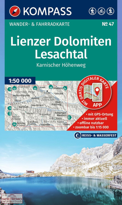 LIENZER DOLOMITEN - LESACHTAL 47 | Kompass hiking map