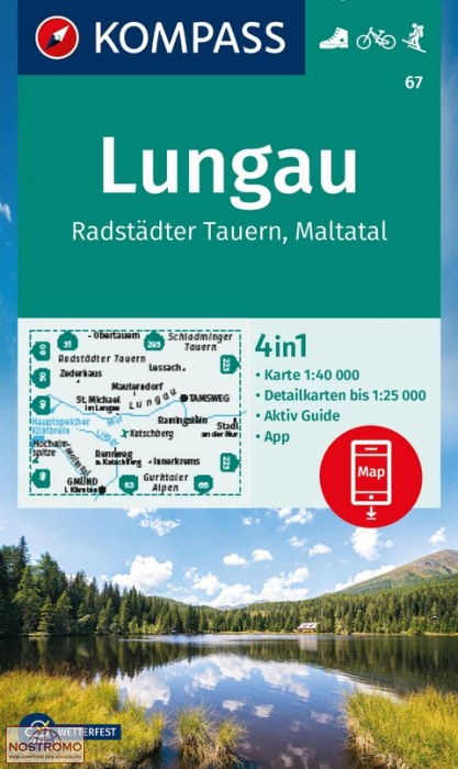 LUNGAU 67 | carte de randonnée Kompass